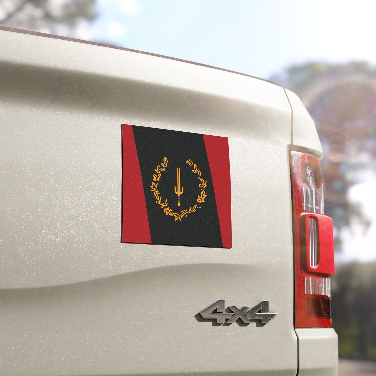 The Black American Heritage flag Stylish Car Magnets