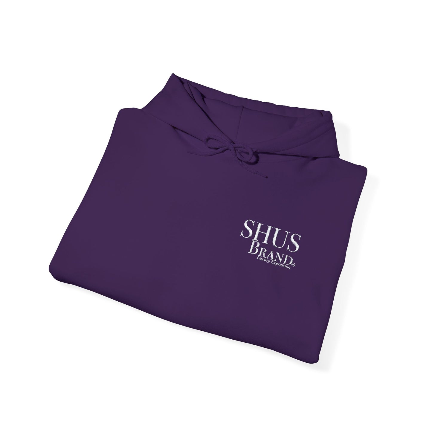 SHUS Brand Luxury Embroidery Unisex Heavy Blend Hooded Sweatshirt