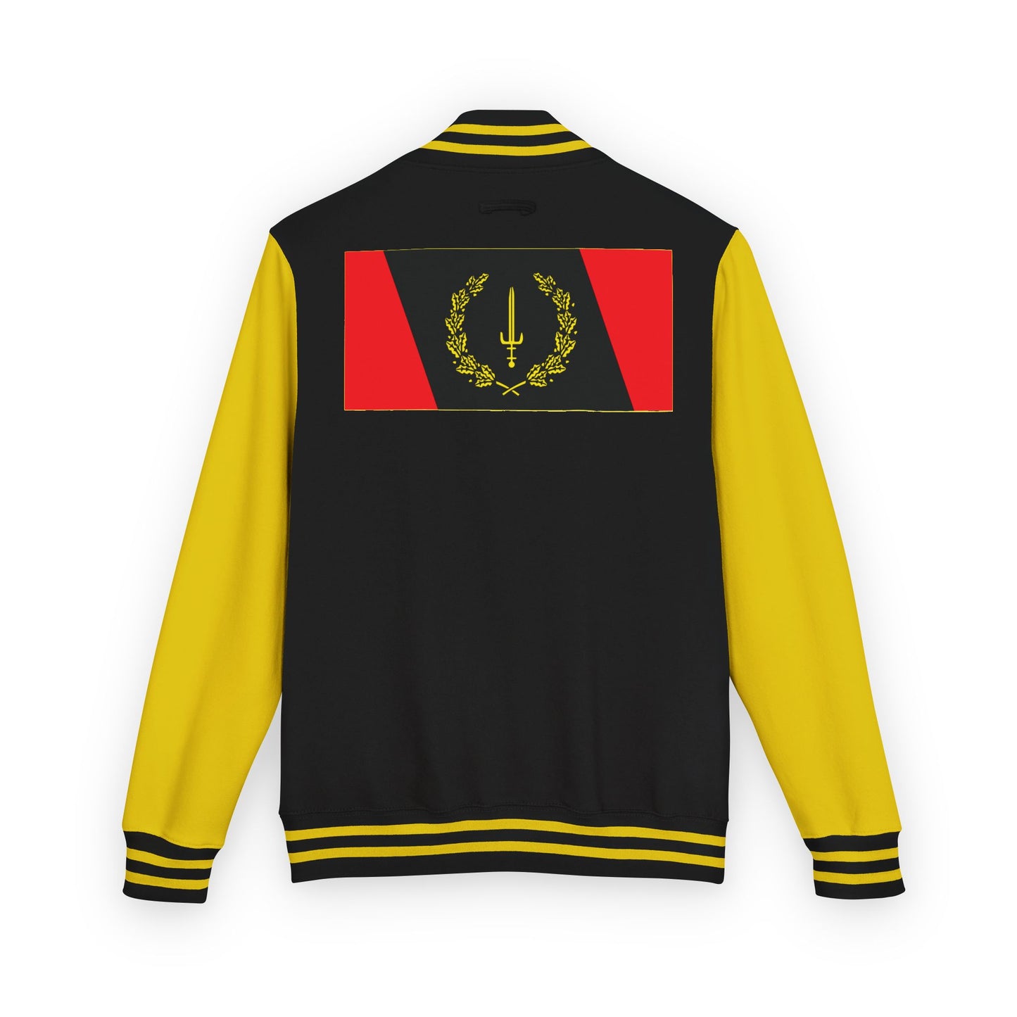 The Black American Heritage flag V2 Unisex Heavyweight Letterman Jacket