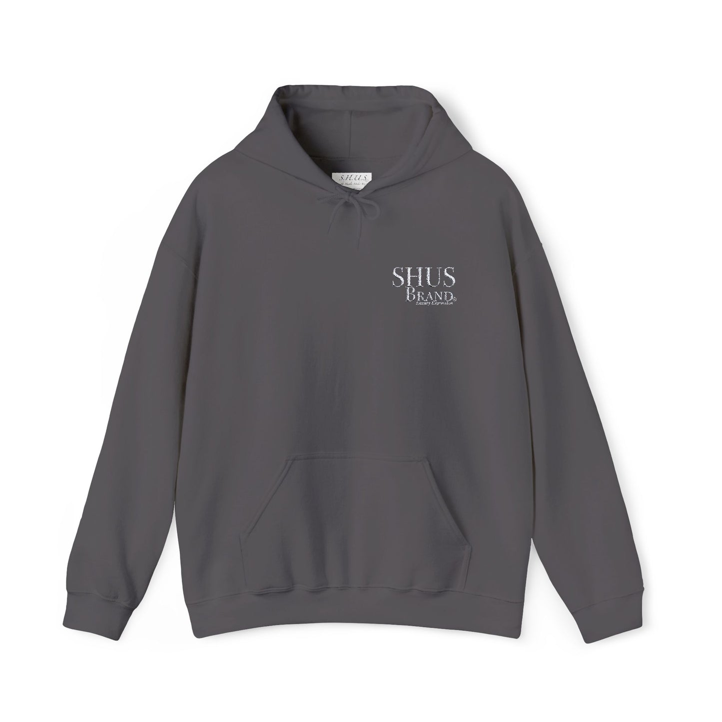 SHUS Brand Luxury Embroidery Unisex Heavy Blend Hooded Sweatshirt