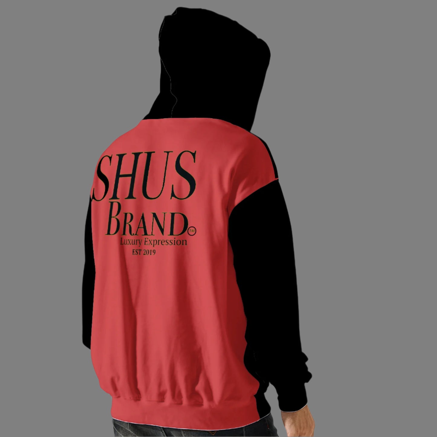 SHUS Brand Luxury Expression 3 logo Men's Hoodie