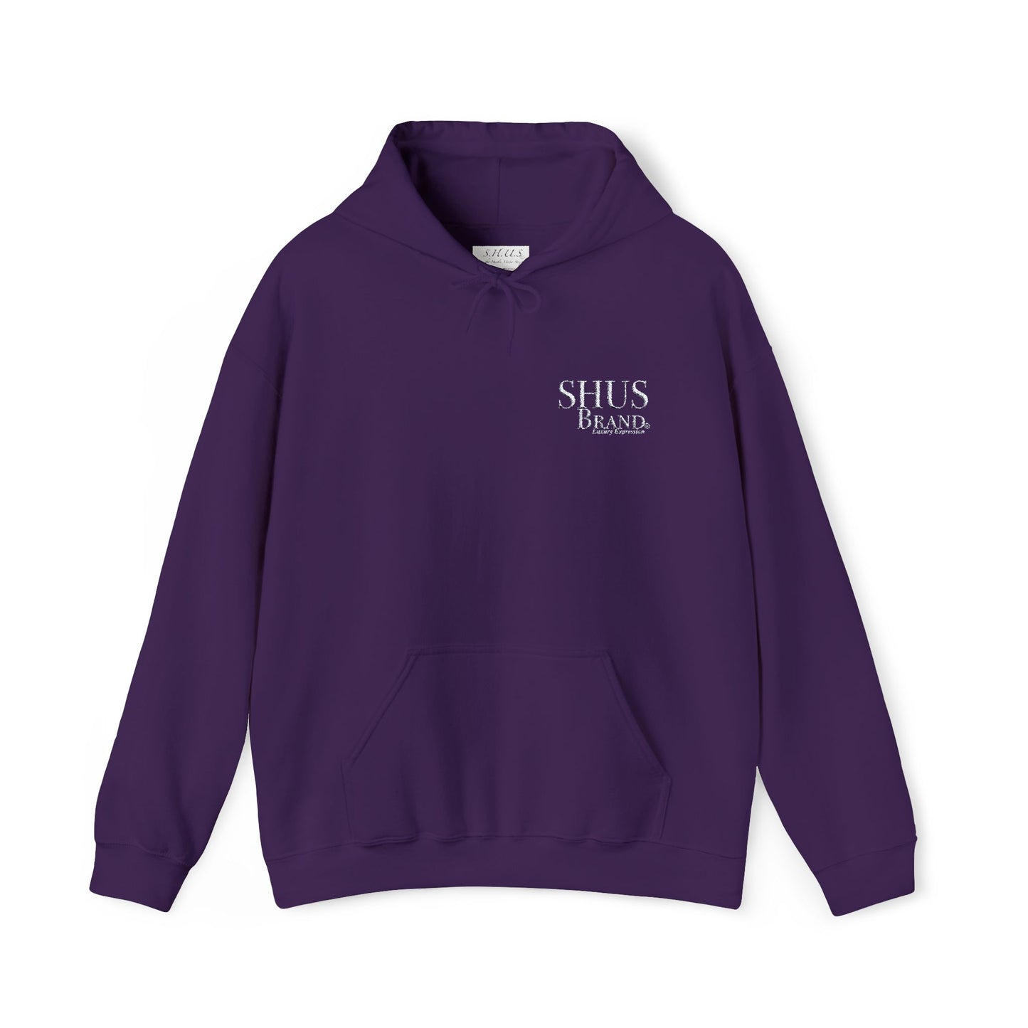 SHUS Brand Luxury Embroidery Unisex Heavy Blend Hooded Sweatshirt