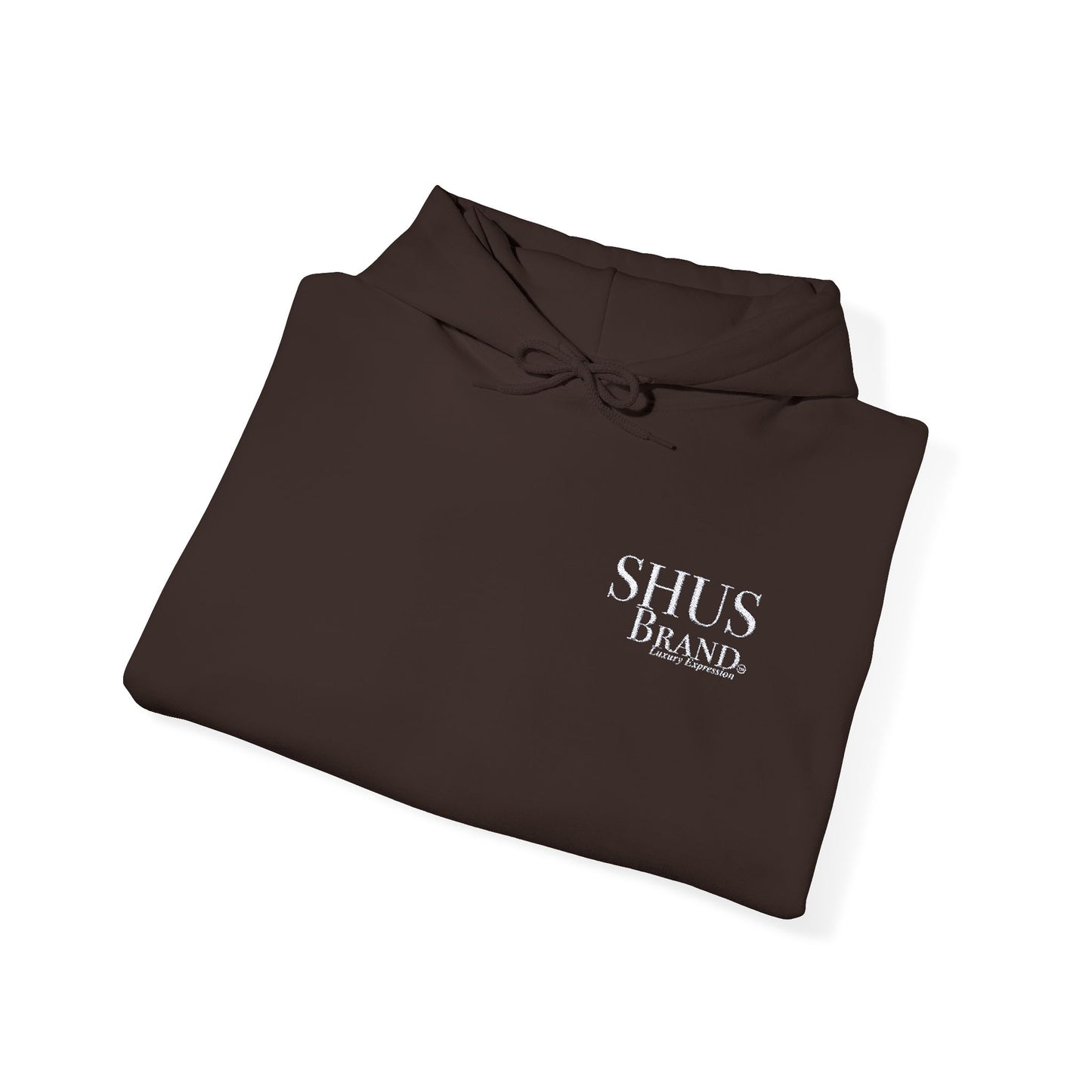 SHUS Brand Luxury Embroidery Unisex Heavy Blend Hooded Sweatshirt