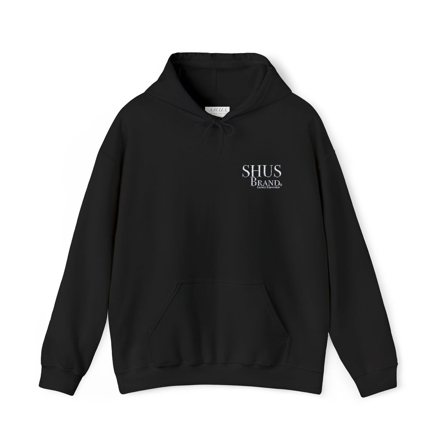 SHUS Brand Luxury Embroidery Unisex Heavy Blend Hooded Sweatshirt
