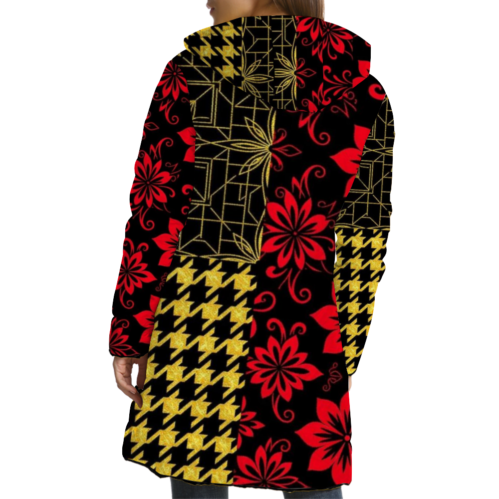 SHUS Brand Adult Fashion Waterproof Bubble Coats Full-Zip Hooded Jackets