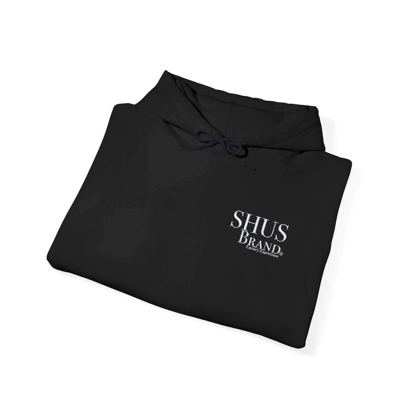 SHUS Brand Luxury Embroidery Unisex Heavy Blend Hooded Sweatshirt