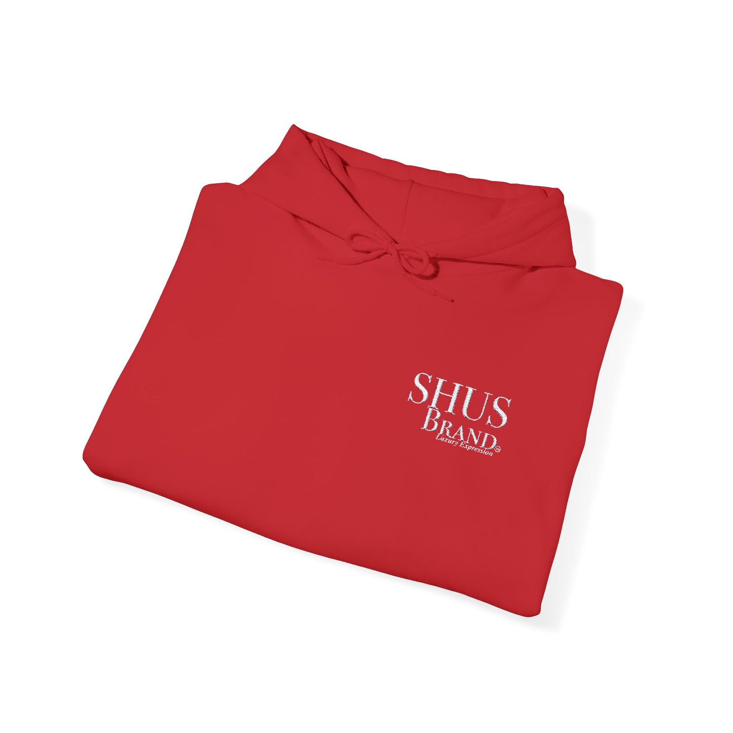 SHUS Brand Luxury Embroidery Unisex Heavy Blend Hooded Sweatshirt