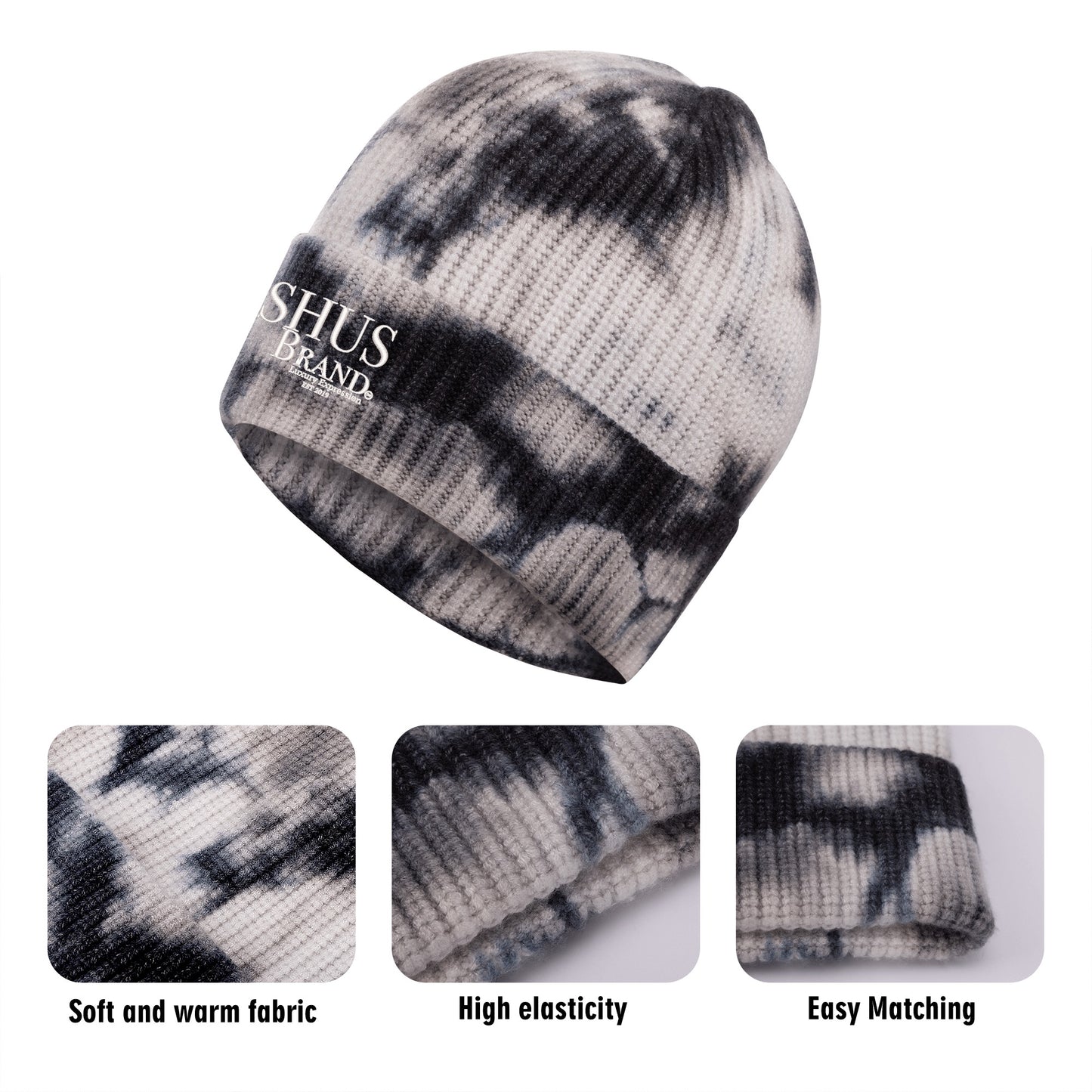 SHUS Brand luxury Embroidered Knitted Hats