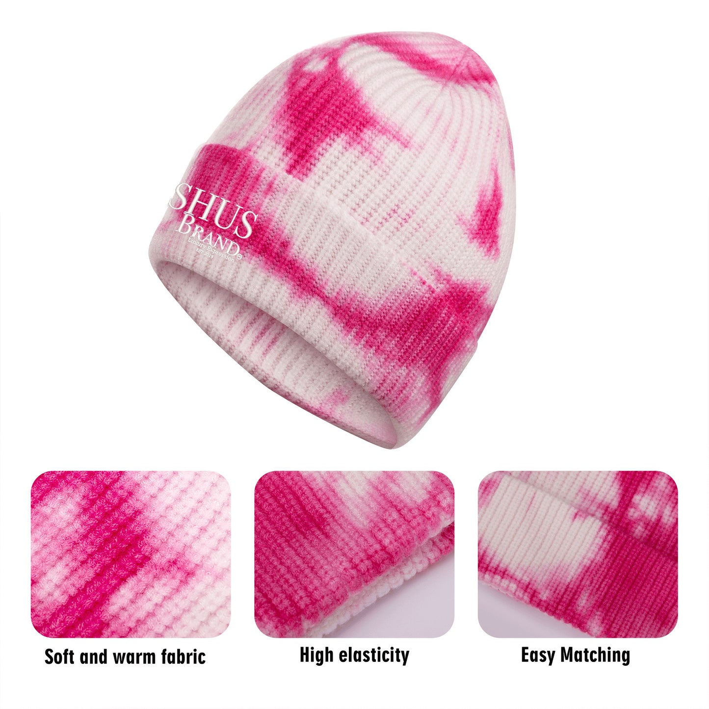 SHUS Brand luxury Embroidered Knitted Hats