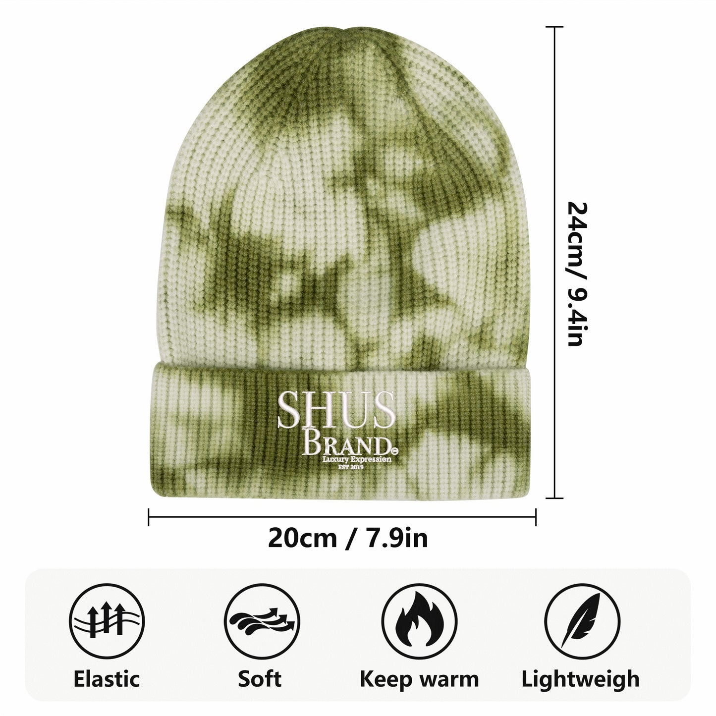 SHUS Brand luxury Embroidered Knitted Hats