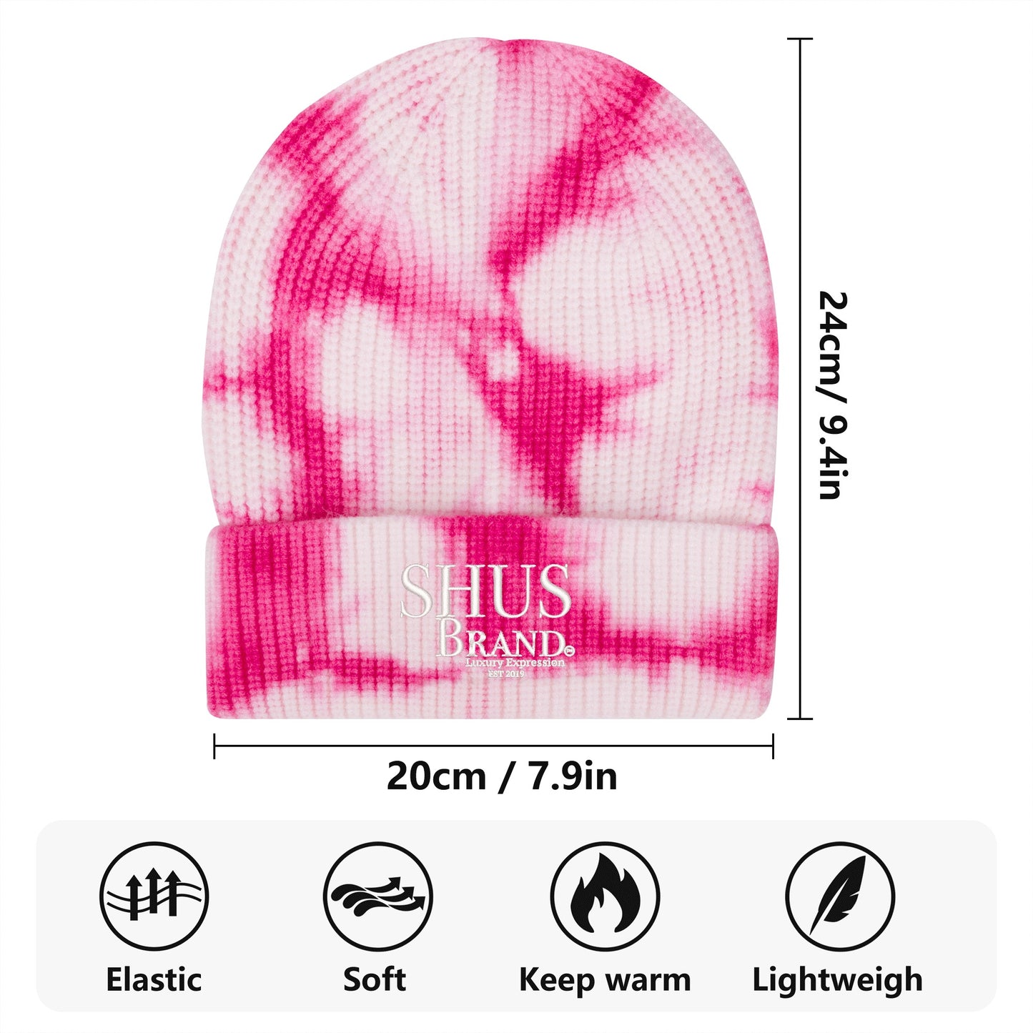 SHUS Brand luxury Embroidered Knitted Hats
