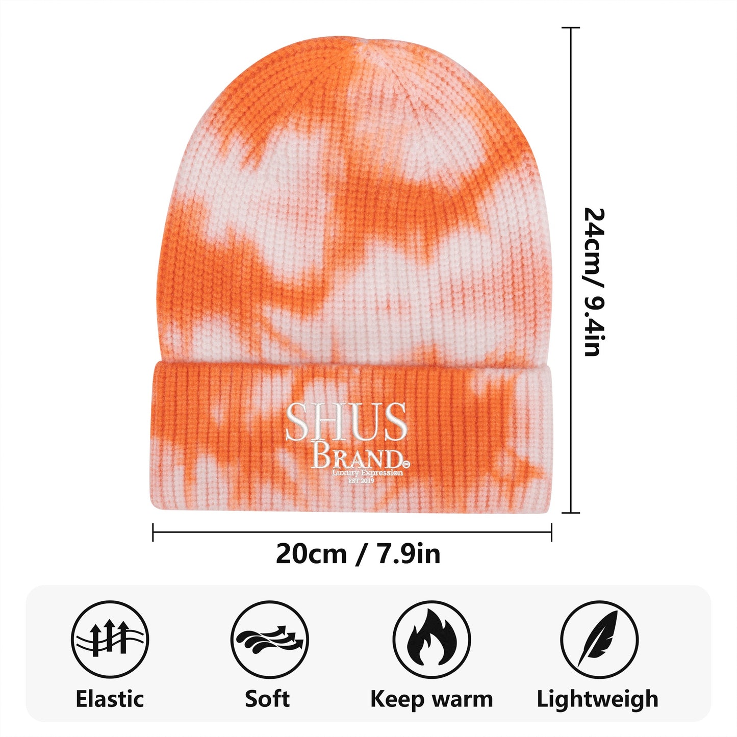 SHUS Brand luxury Embroidered Knitted Hats
