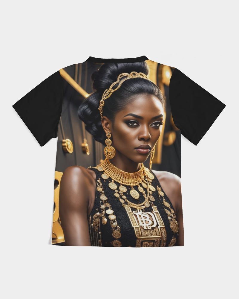 The Bitcoin Gal Kids All-Over Print Tee