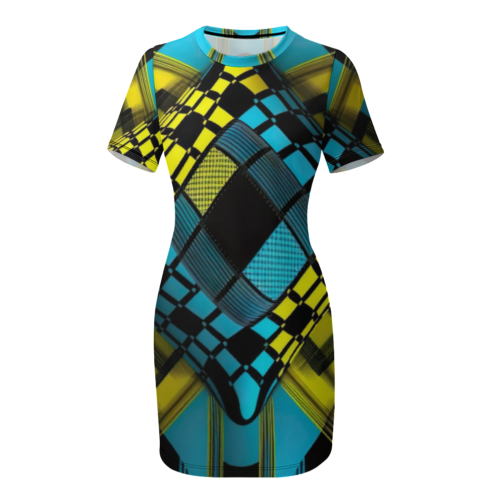 SHUS Brand luxury Women's Summer Short Dress Fashion Skirts