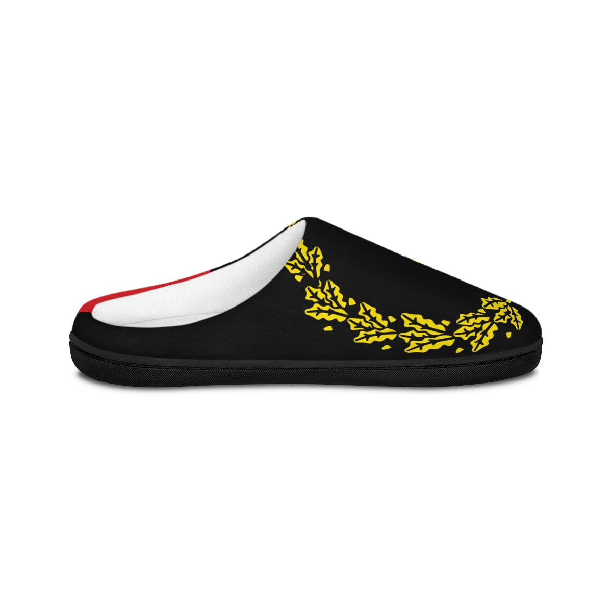 The Black American Heritage Flag Men's Luxury Slippers