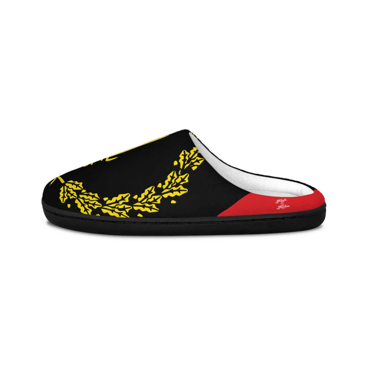 The Black American Heritage Flag Men's Luxury Slippers
