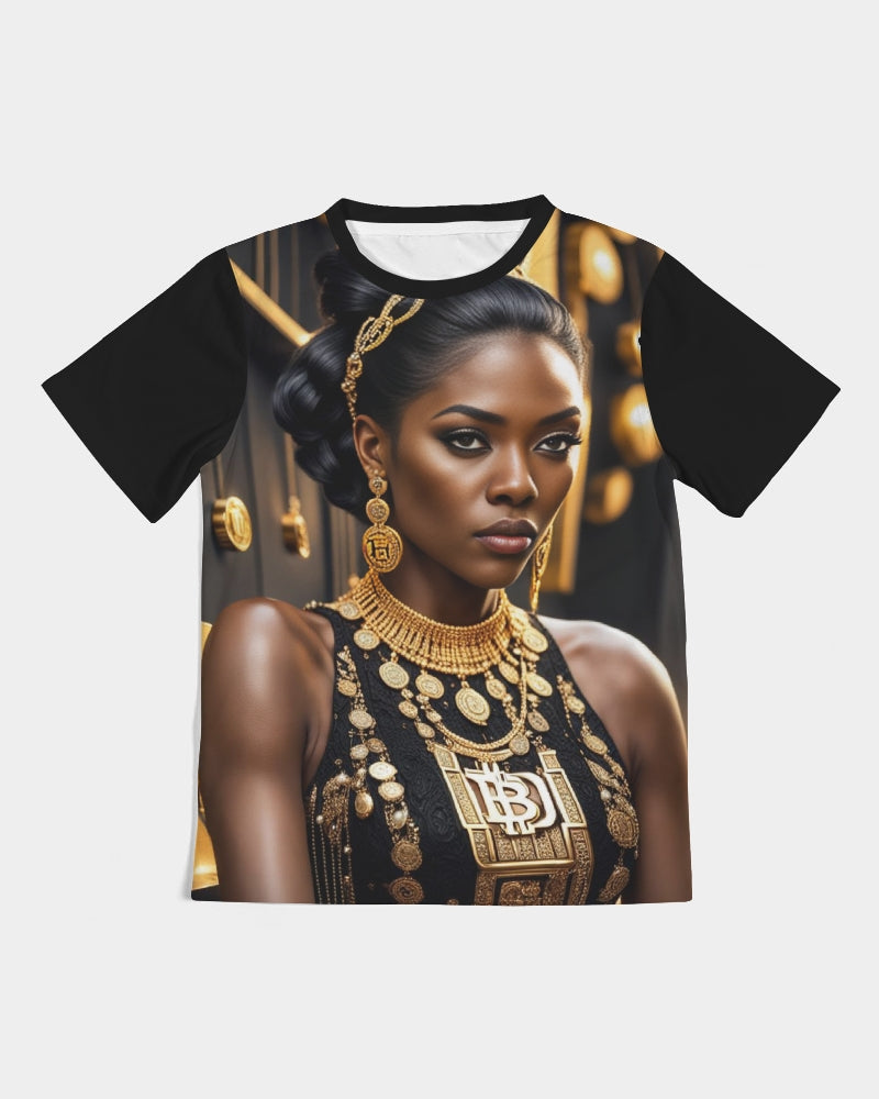 The Bitcoin Gal Kids All-Over Print Tee
