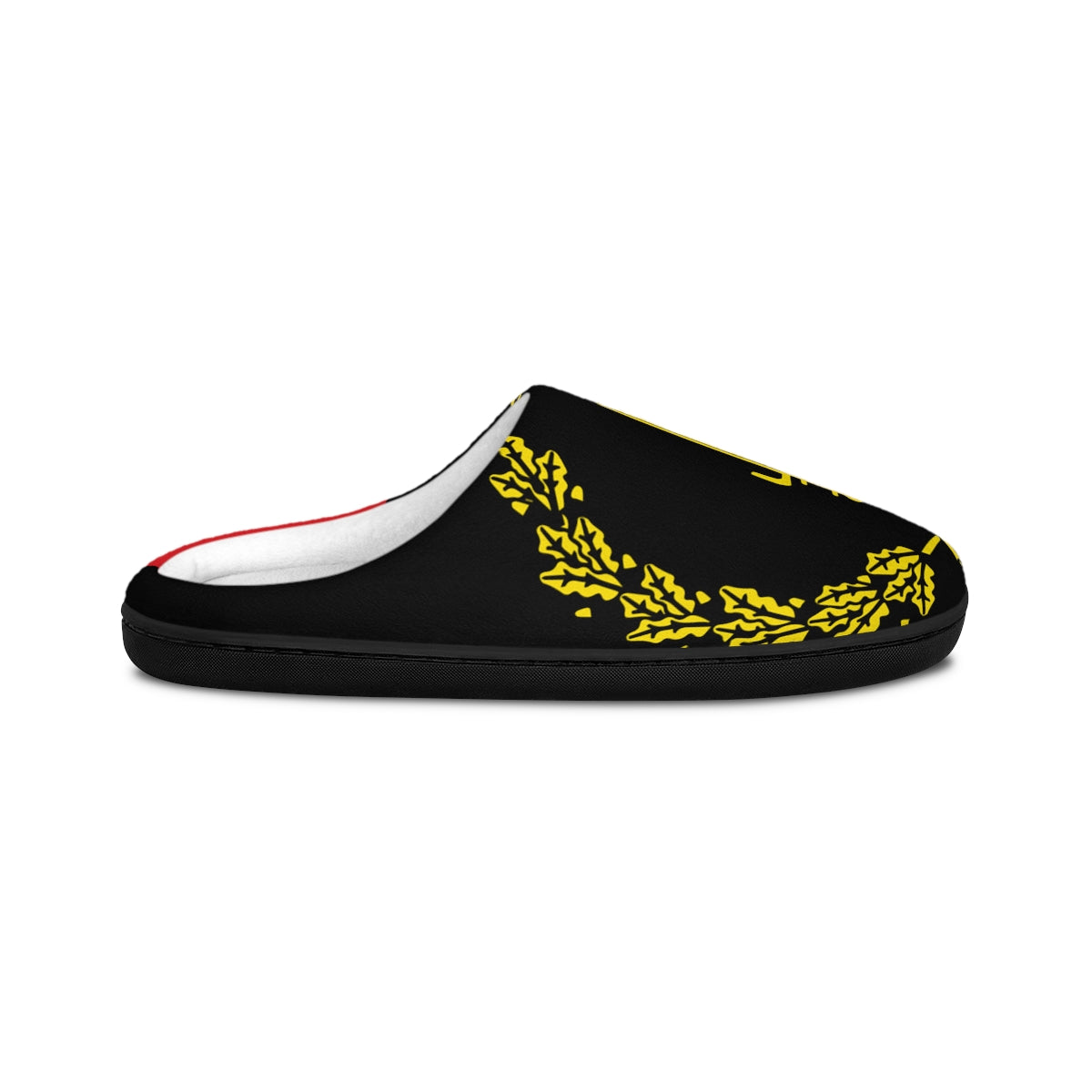 The Black American Heritage Flag Men's Luxury Slippers