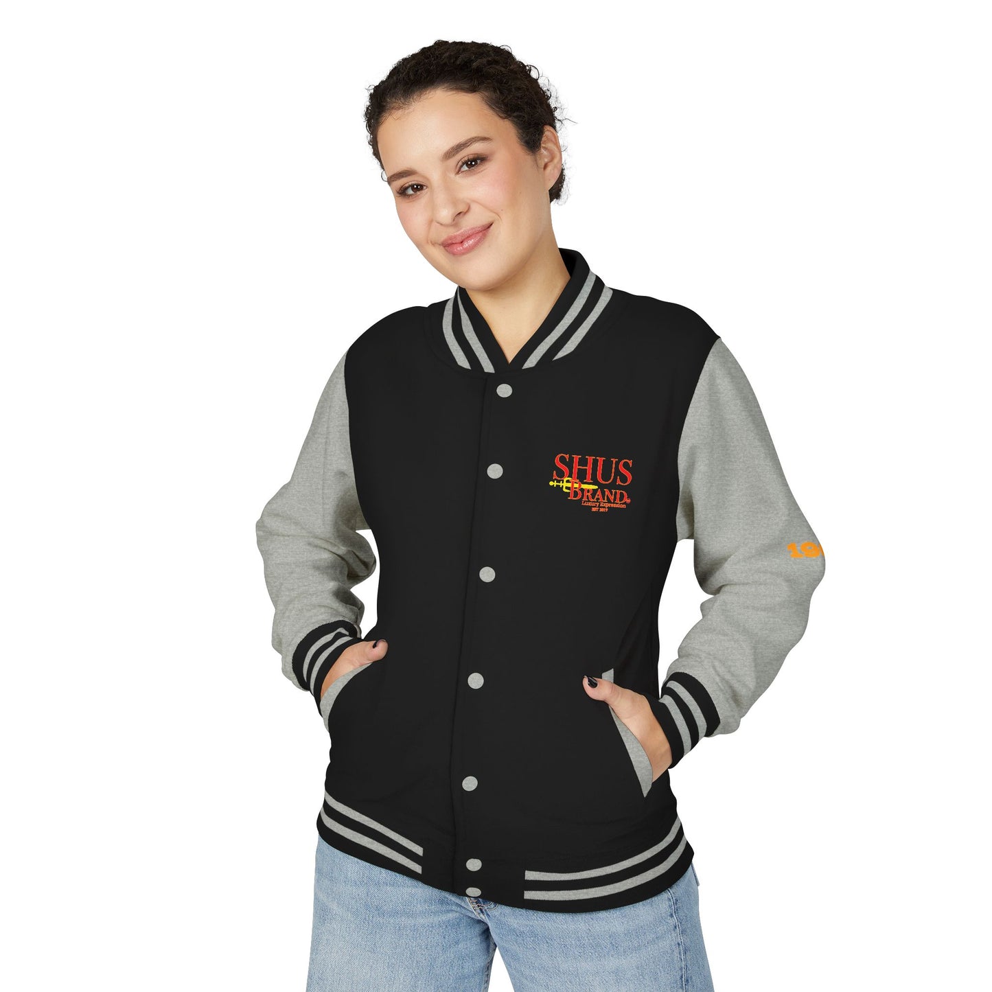 The Black American Heritage flag Unisex Letterman Jacket