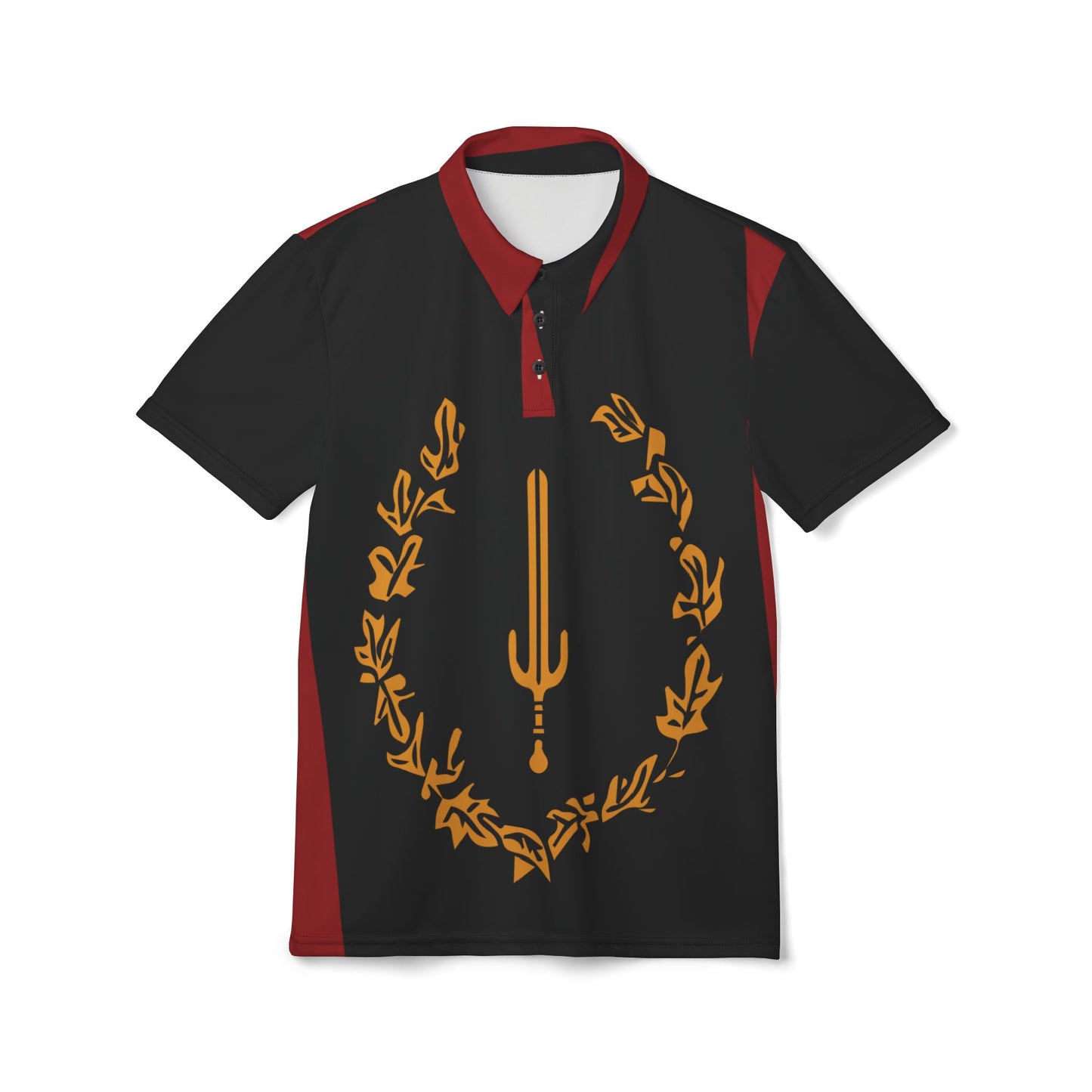 Stylish Unisex Polo Shirt | Vintage AOP Design, Casual Wear, Summer Fashion, Gift for Him/Her, Unique Outfit