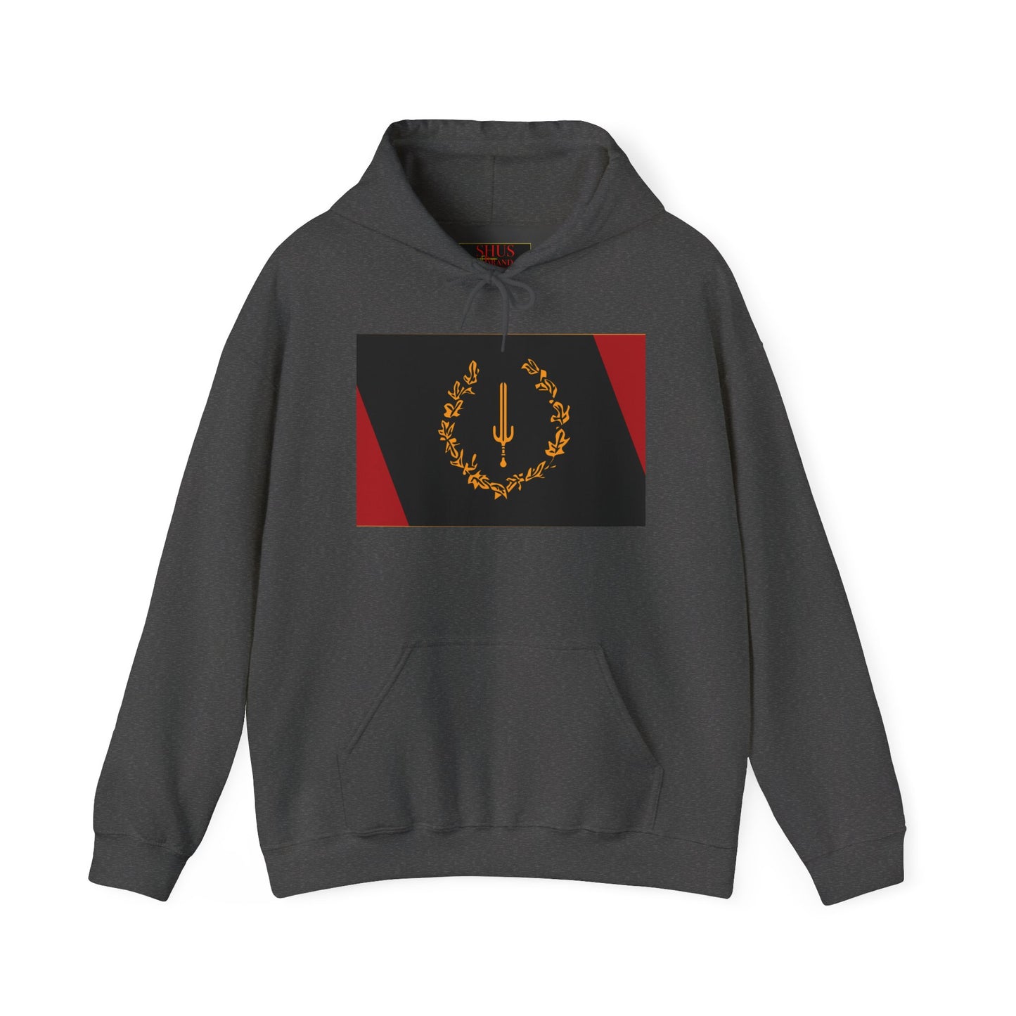 The Black American Heritage flag Luxury Statement Hoodie with Graphic Design, Unisex Pullover