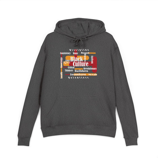 Black Culture Unisex Hoodie, Comfortable Streetwear,  Empowering Fashion, Everyday Apparel