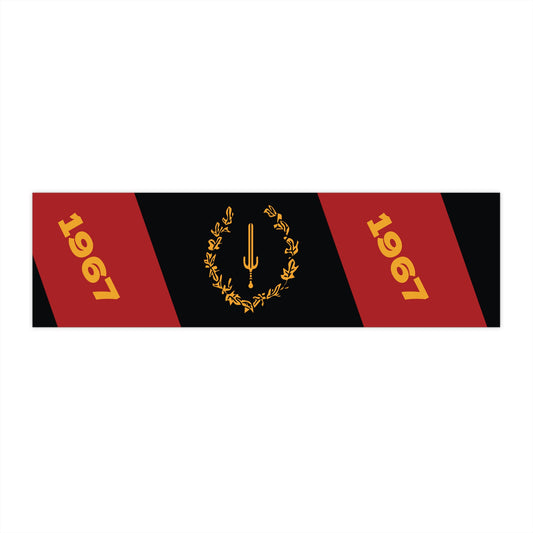 The Black American Heritage flag Bumper Stickers