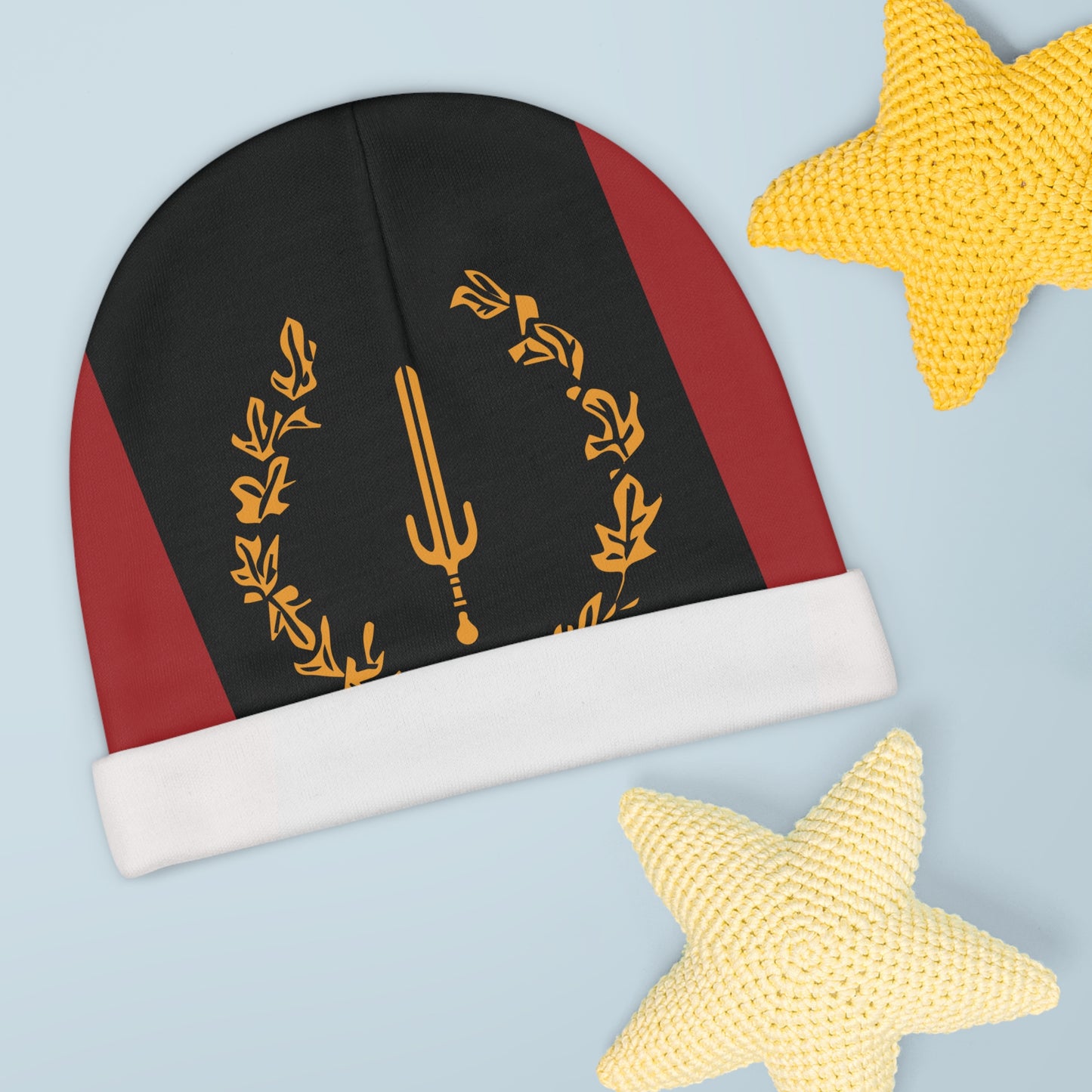 The Black American Heritage flag Baby Beanie