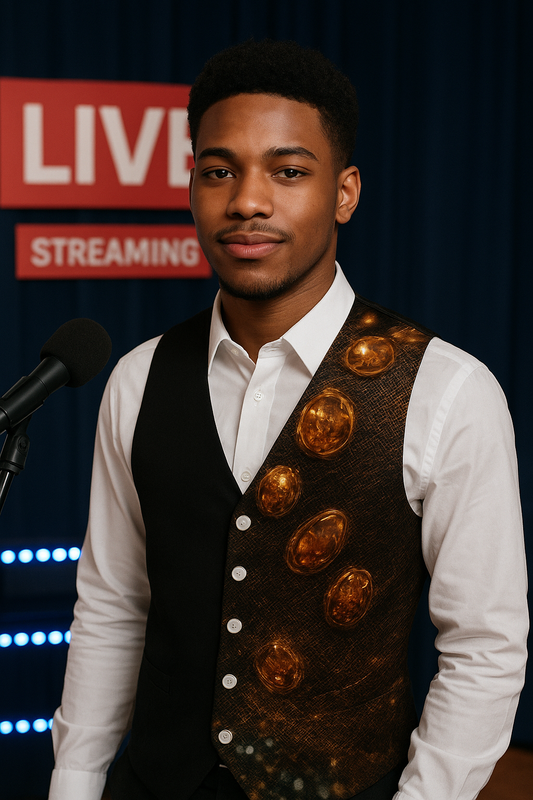 SHUS Brand luxury  Men Suit Vest Jacket The Jewels