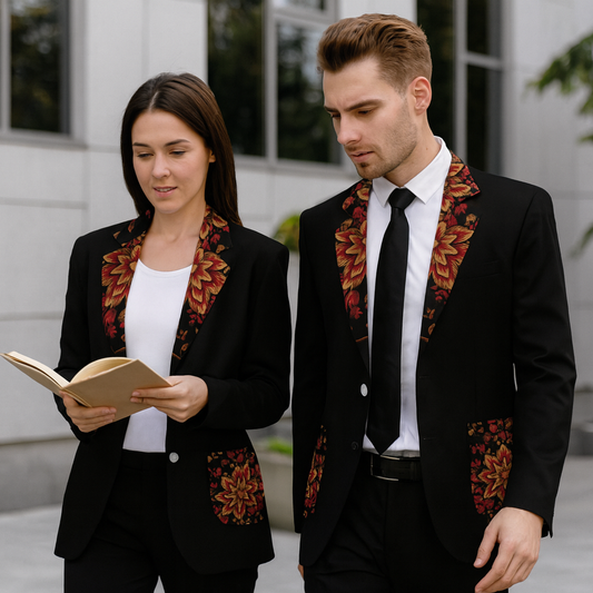 Men Casual Suit Blazer  with Pockets Coat Fashion