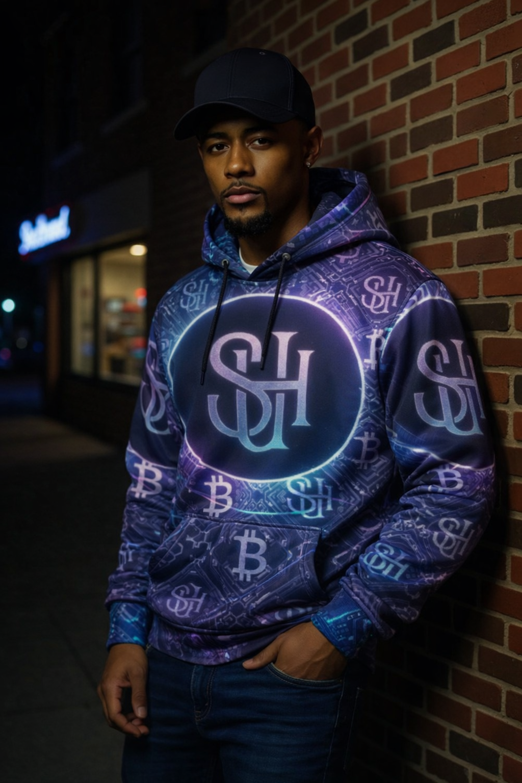 Bitcoin Unisex Cotton Hoodie
