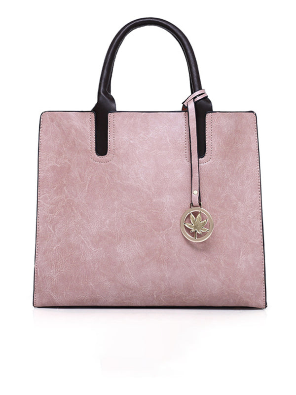 Mother-in-law bag PU women's bag large bag multi-piece set shoulder bag