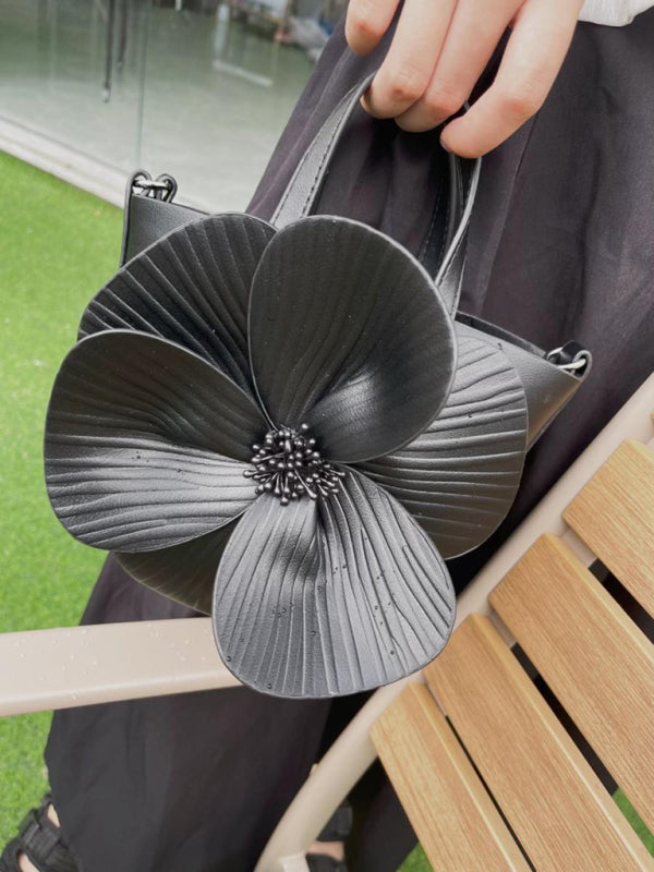 Luxury flower handbag shoulder crossbody chain bag