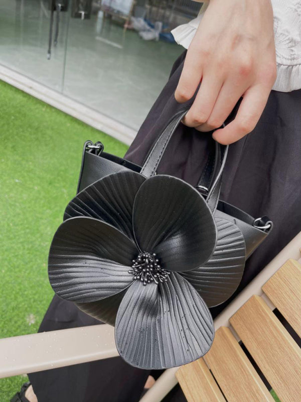 Luxury flower handbag shoulder crossbody chain bag