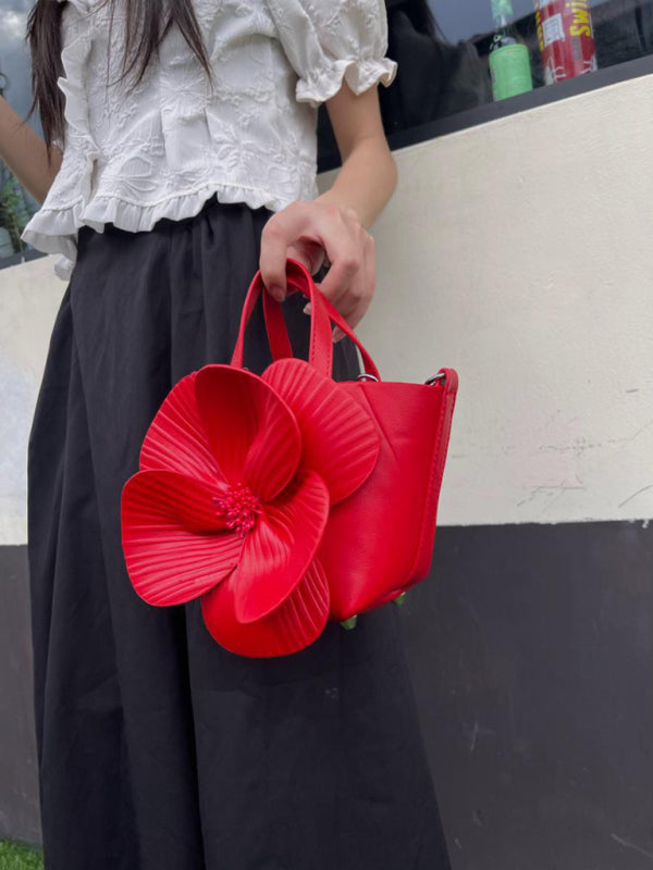 Luxury flower handbag shoulder crossbody chain bag