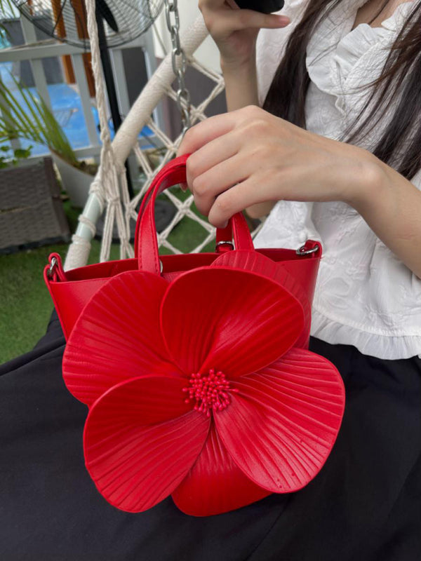 Luxury flower handbag shoulder crossbody chain bag