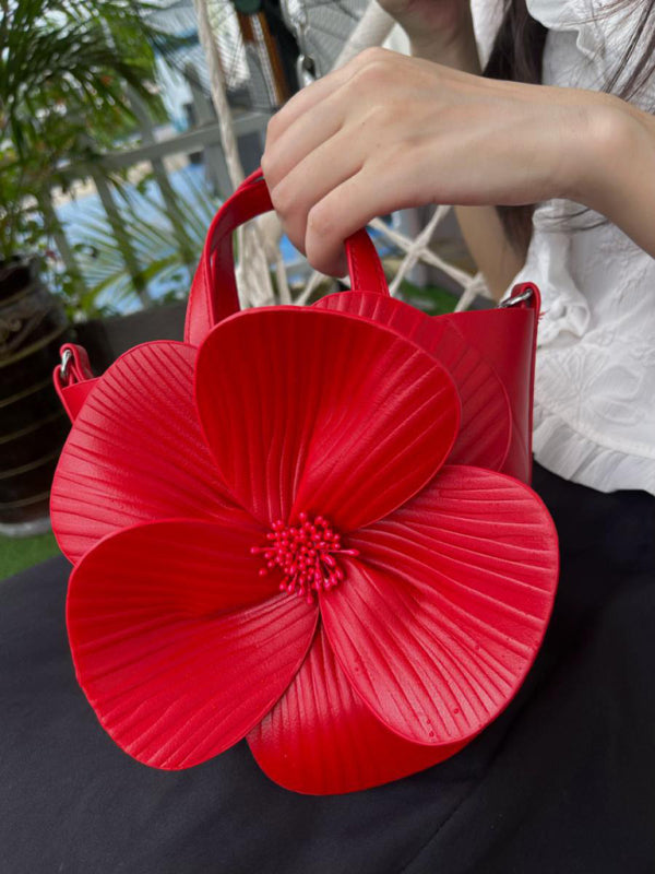 Luxury flower handbag shoulder crossbody chain bag