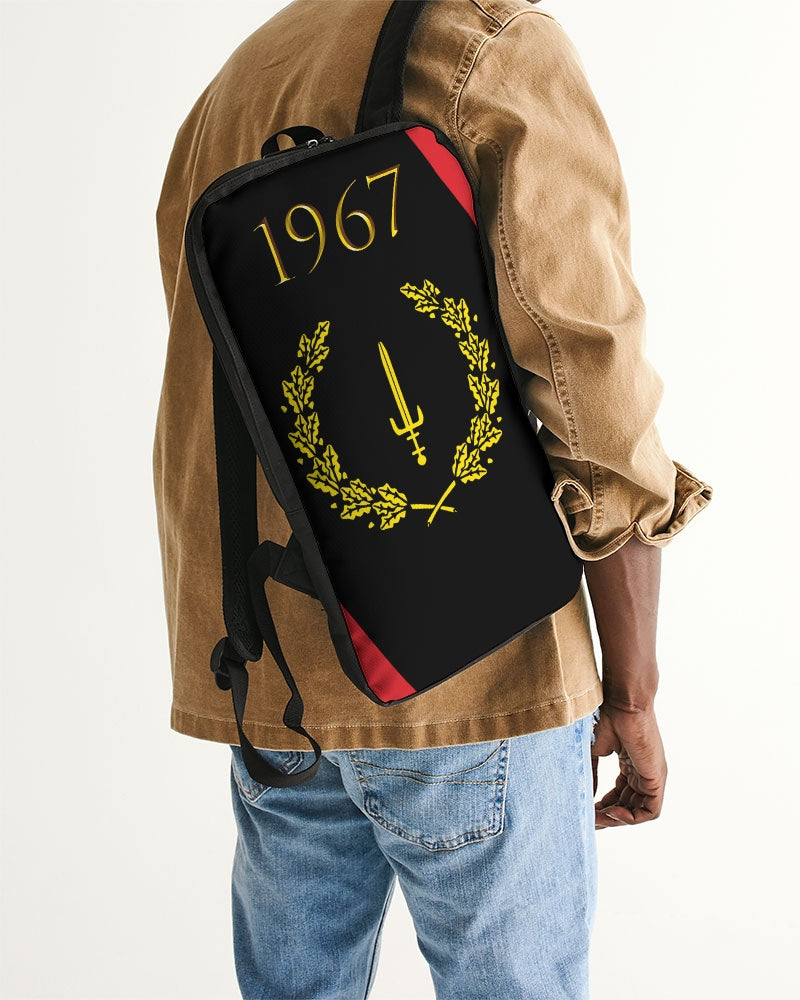 The Black American Heritage flag Luxury Slim Tech Backpack