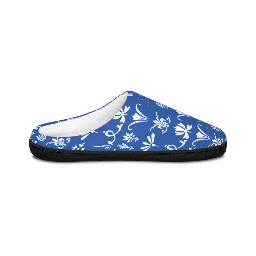 SHUS Brand Royal Blue Indoor Slippers