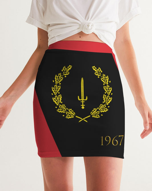 The Black American Heritage flag Luxury Women's Mini Skirt