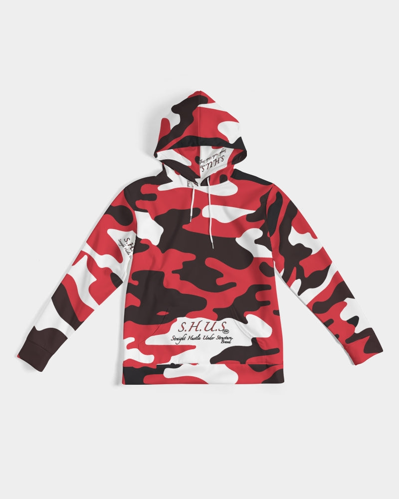 SHUS Brand Red Camo Luxury Men's Hoodie