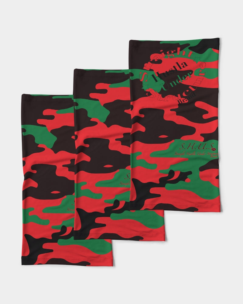 SHUS Brand RBG Camo Luxury Neck Gaiter Set