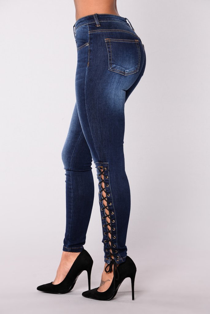 SHUS Brand luxury Dark jeans female  pants women