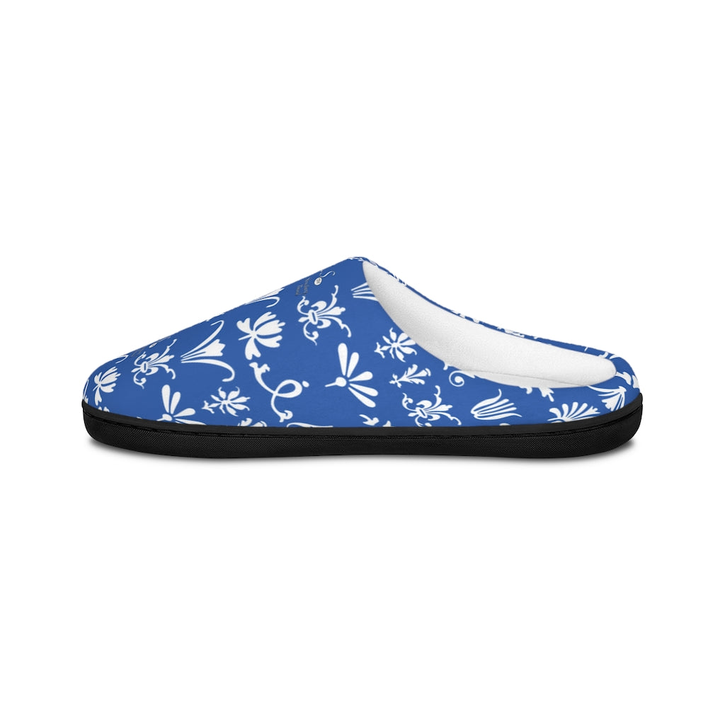 SHUS Brand Royal Blue Indoor Slippers