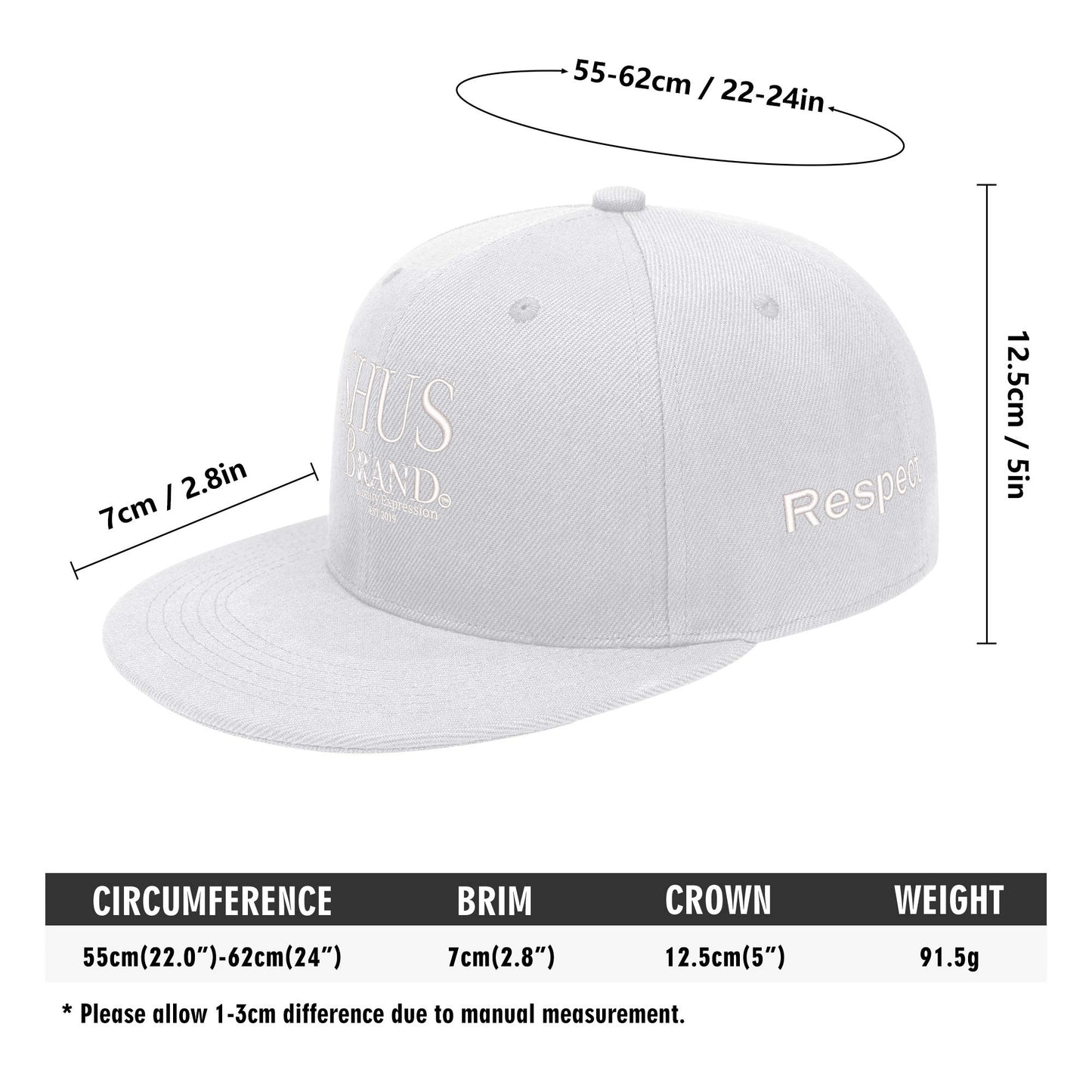 SHUS Brand Luxury Expression All Over Embroidered Hip-hop Hats