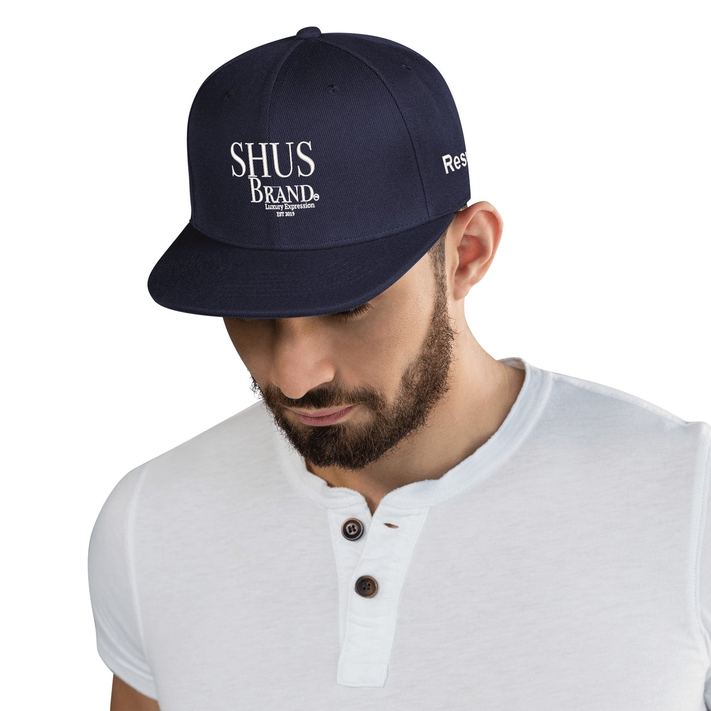 SHUS Brand Luxury Expression All Over Embroidered Hip-hop Hats