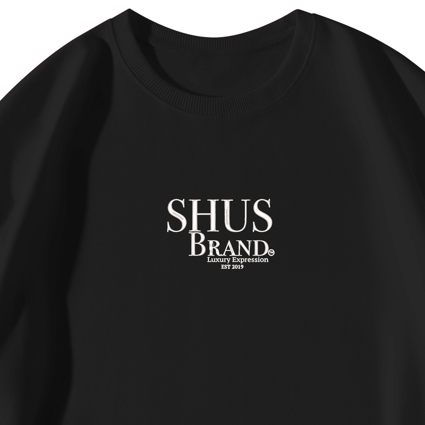 SHUS Brand Luxury Expression Adult Embroidered Pullover Sweater