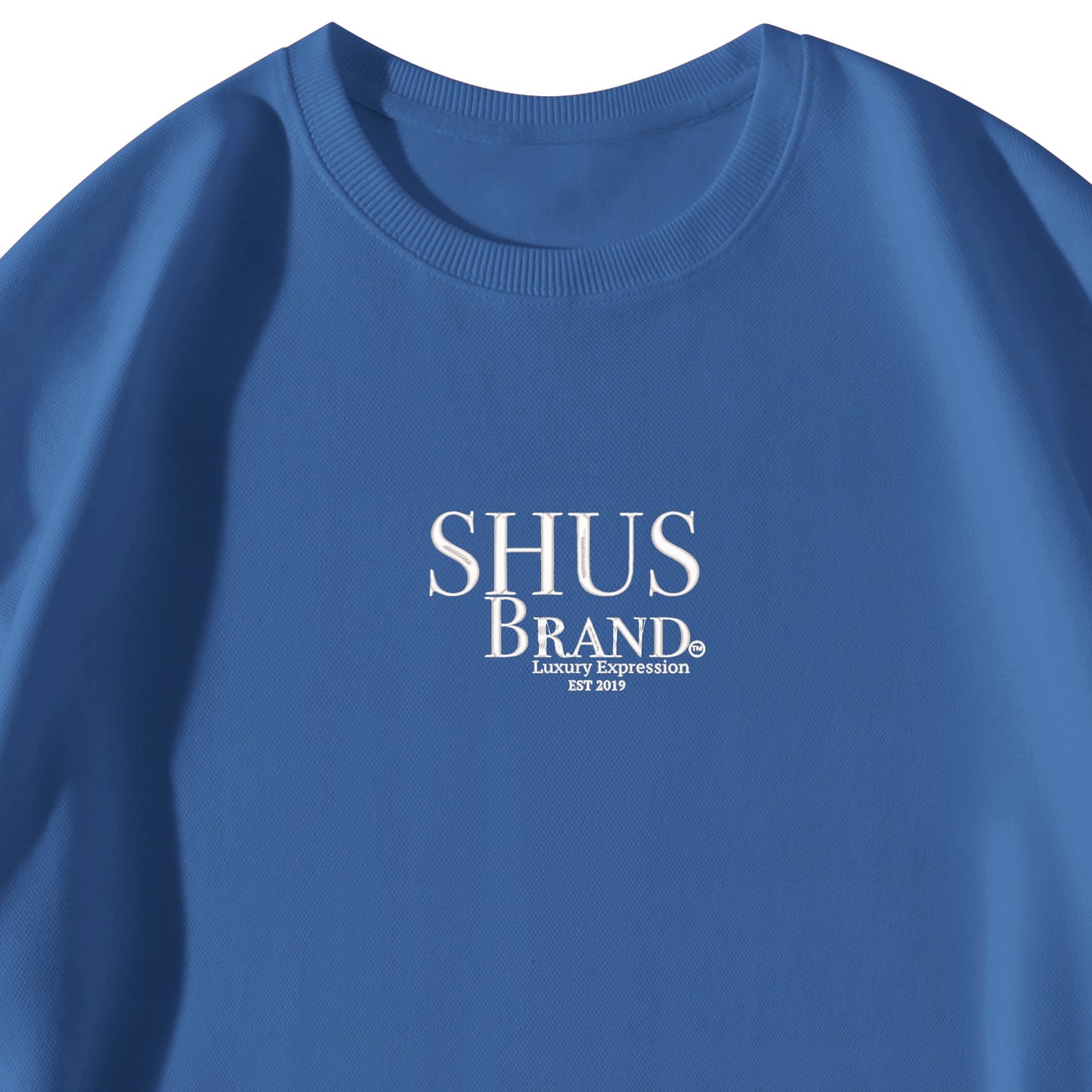 SHUS Brand Luxury Expression Adult Embroidered Pullover Sweater