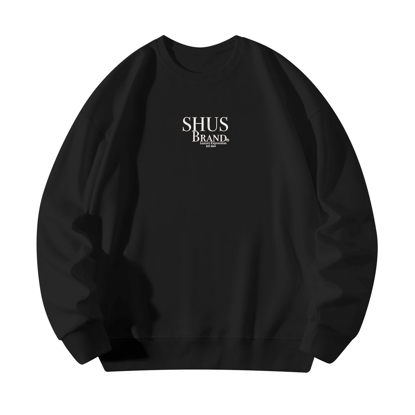 SHUS Brand Luxury Expression Adult Embroidered Pullover Sweater