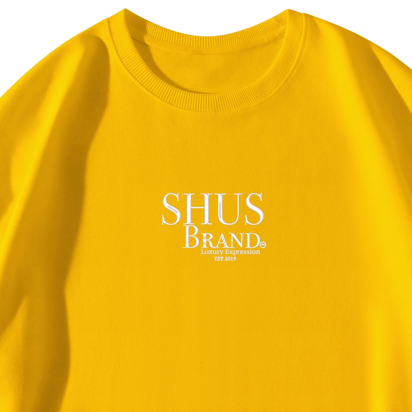 SHUS Brand Luxury Expression Adult Embroidered Pullover Sweater